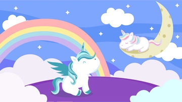 Free Unicorn Background Template to Edit Online