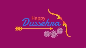 Dussehra Colorful Background