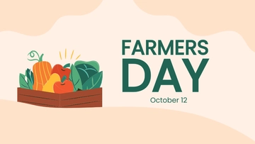 Free Farmers Day Banner Background Template to Edit Online