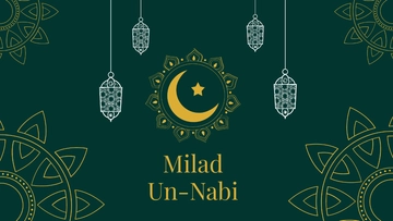 Free Milad un Nabi Background Template to Edit Online