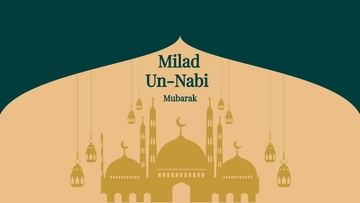 Free Milad un Nabi Design Background Template to Edit Online