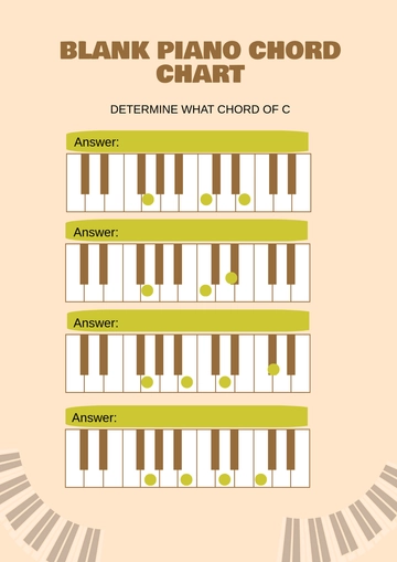 Free Blank Piano Chord Chart Template to Edit Online