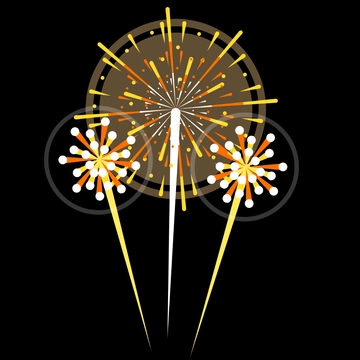 Free Firework Explosions Clipart Template to Edit Online