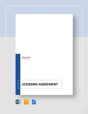 Restaurant Licensing Agreement Template