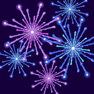 Free Elegant Fireworks Clipart Template to Edit Online