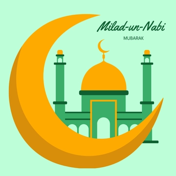 Free Milad un Nabi Clipart Vector Template to Edit Online