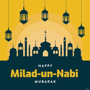 Happy Milad un Nabi Illustration