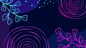 Aesthetic Neon Background