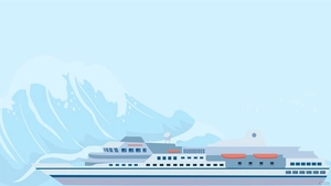 Navy Birthday Cartoon Background