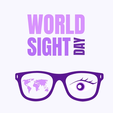 Free World Sight Day Clipart Vector Template to Edit Online