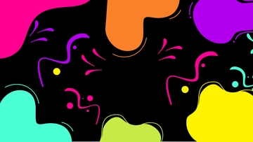 Free Black Neon Background Template to Edit Online