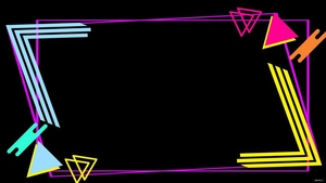 Neon Frame Background