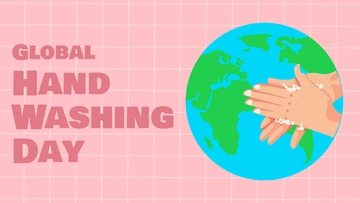 Free Global Handwashing Day Image Background Template to Edit Online