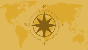 Columbus Day Gold Background