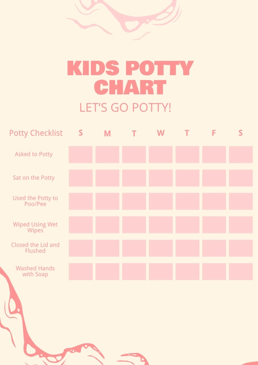 Kids Potty Chart