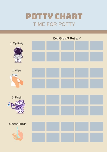 Free Potty Chart Template to Edit Online