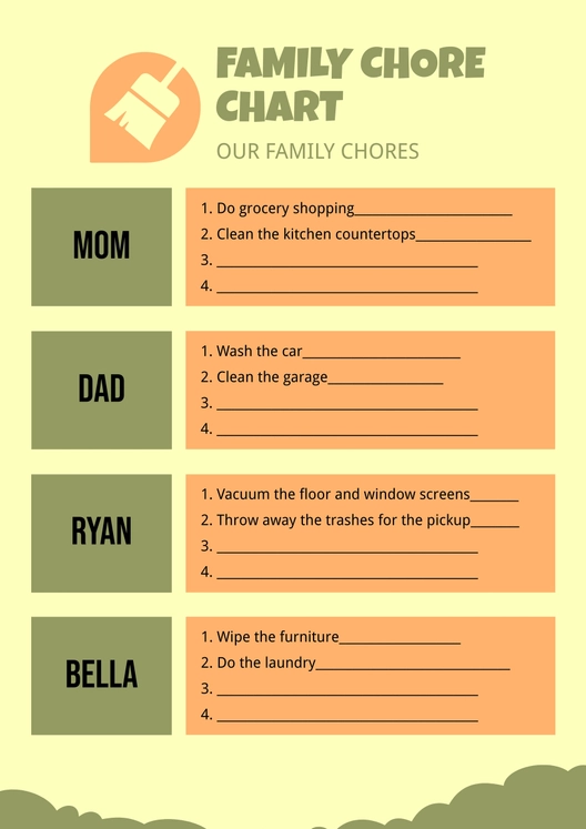 Family Chore Chart