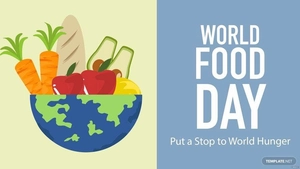 World Food Day Flyer Background