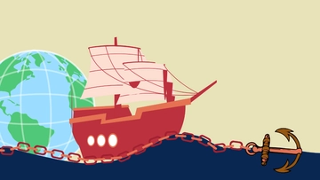 Free Columbus Day Colorful Background Template to Edit Online