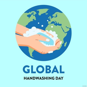 Global Handwashing Day Vector