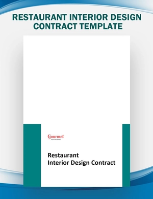 Restaurant Interior Design Contract Template