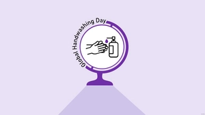 Happy Global Handwashing Day Background