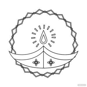 Diwali Cartoon Drawing