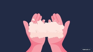 Global Handwashing Day Vector Background