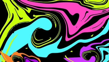 Free Neon Swirl Background Template to Edit Online