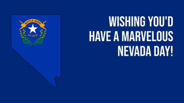 Free Nevada Day Wishes Background Template to Edit Online