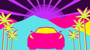 Neon Poster Background