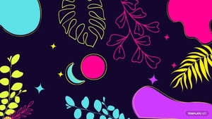 Neon Vector Background