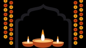 Diwali Black Background