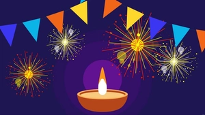Diwali Colorful Background