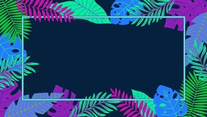 Neon Jungle Background