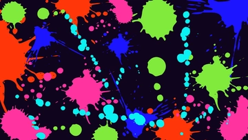 Free Neon Paint Background Template to Edit Online