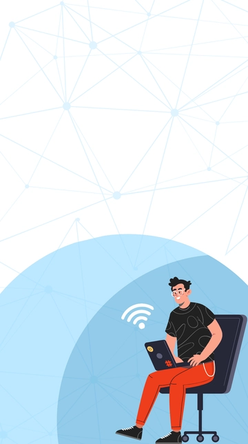 Free International Internet Day iPhone Background Template to Edit Online