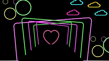 Free Animated Neon Background Template to Edit Online