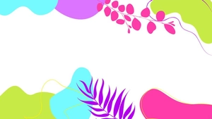 Neon Border Transparent Background