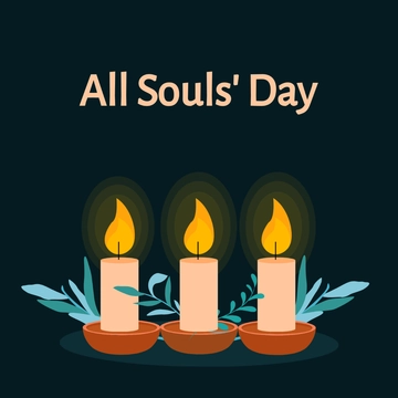 Free All Souls' Day Clipart Template to Edit Online