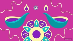 Diwali Pink Background