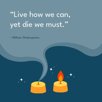 Free All Souls' Day Quote Vector Template to Edit Online
