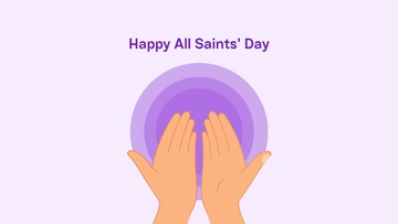 Free Happy All Saints' Day Background Template to Edit Online Free Happy All Saints' Day Background Template to Edit Online
