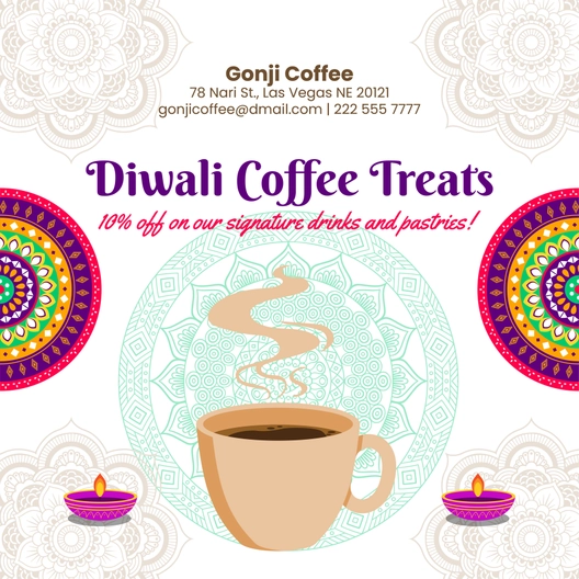 Diwali Facebook Ad Banner