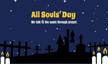 Free All Souls' Day Flyer Background Template to Edit Online