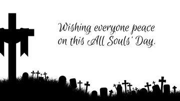 Free All Souls' Day Greeting Card Background Template to Edit Online