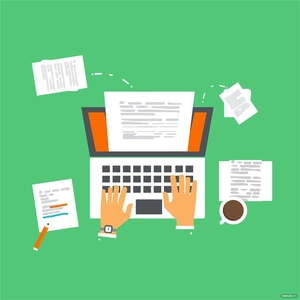 International Internet Day Cartoon Vector