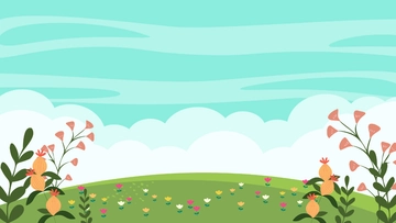 Free Spring Zoom Background Template to Edit Online