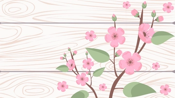 Free Spring White Background Template to Edit Online