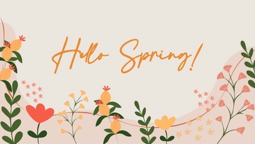 Free Spring Time Background Template to Edit Online